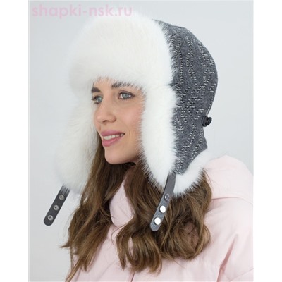 843-М-З Ушанка флис (56-58)