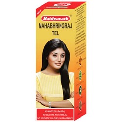 MAHABHRINGRAJ OIL Baidyanath (Махабринградж масло для волос, Бадьянатх), 50 мл. - СРОК ГОДНОСТИ ДО 30 ИЮНЯ 2025 ГОДА