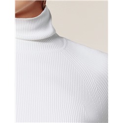 Свитер тонкой вязки в рубчик из вискозы
