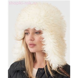 Лама экомех лама Ушанка женская флис