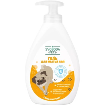 PETS Гель д/мытья лап  SVOBODA 300мл
