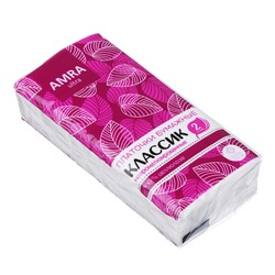 Носовые платочки AMRA двухслойные, 10шт