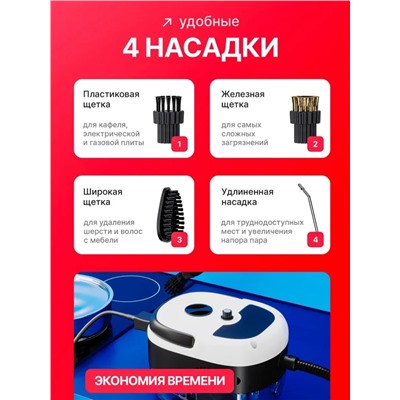 Пароочиститель для быстрой уборки (3448)