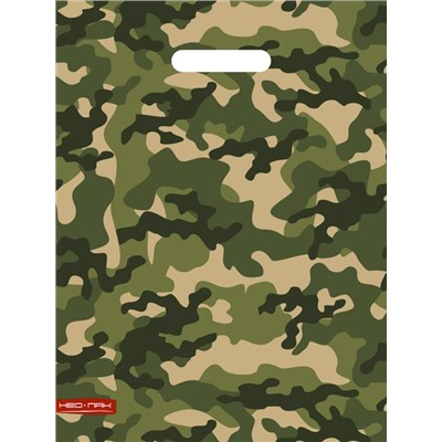 Пакет прорубная ручка 40*30см Камуфляж (вып.по 25шт.) НФ-00034026