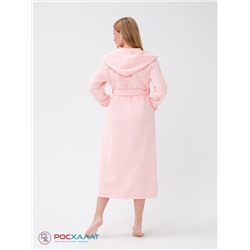 Женский халат с капюшоном розовый МЗ-06 (7)