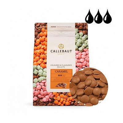 Шоколад Callebaut со вкусом Карамели, 2,5 кг. Годен до 17.11.24г