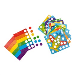 Развивающая игра для маленьких «Большое путешествие». Серия «Учись, играя» (разноцветные кружочки)