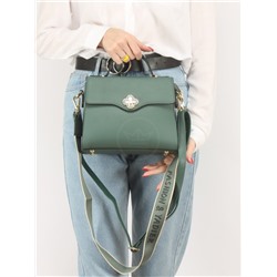 Сумка женская искусственная кожа YDR-3138,  1отдел+карм/перег,  2 плечевой ремень,  зеленый 251595
