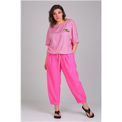 Michel chic 1342 розовый, Брюки,  Блуза