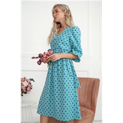 Платье Розетта (бирюзовое) П14114-45М