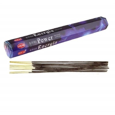 Hem Incense Sticks DIVINE POWER (Благовония, БОЖЕСТВЕННАЯ СИЛА, Хем), уп. 20 палочек.