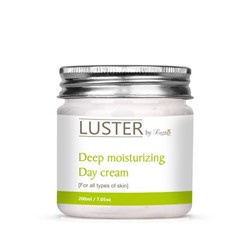 DEEP MOISTURIZING Day Cream, Luster (ГЛУБОКО УВЛАЖНЯЮЩИЙ дневной крем для лица, Ластер), 200 мл.
