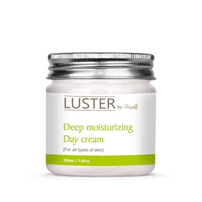 DEEP MOISTURIZING Day Cream, Luster (ГЛУБОКО УВЛАЖНЯЮЩИЙ дневной крем для лица, Ластер), 200 мл.