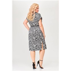 Swallow 662.1 принт_черная_зебра, Платье