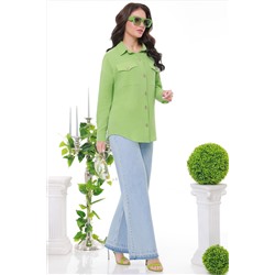 Рубашка салатового цвета