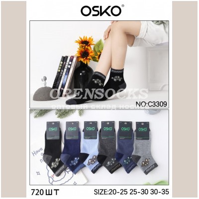 OSKO НОСКИ ДЕТСКИЕ ХЛОПОК АССОРТИ C3309