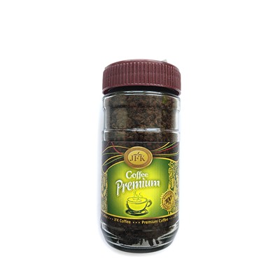 Coffee PREMIUM, JFK (ПРЕМИУМ кофе растворимый, гранулированный), стеклянная банка, 100 г.  - СРОК ГОДНОСТИ ДО 31 ОКТЯБРЯ 2024 ГОДА