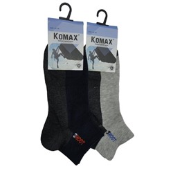 Носки  Муж.  Р-р 42-48 KOMAX (88%хлопок,10%полиам.,2%лайкра) цв.ассорт. AB-70