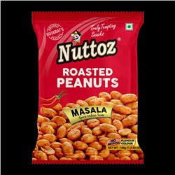 Roasted Peanuts MASALA, Nuttoz (Жареный арахис МАСАЛА пикантный индийский вкус, Наттоз), 140 г.