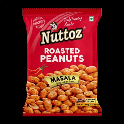 Roasted Peanuts MASALA, Nuttoz (Жареный арахис МАСАЛА пикантный индийский вкус, Наттоз), 140 г.