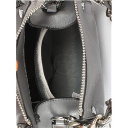 Сумка женская натуральная кожа GU 2033-3015,  1отд+карм/перег,  плечевой ремень,  серый 255182