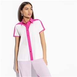 Блуза с котрастной отделкой, Модное изыскание