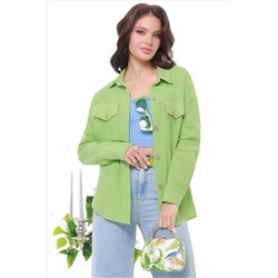 Рубашка салатового цвета