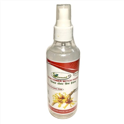 Skin Toner WITCH HAZEL, SLS & Paraben Free, Karmeshu (Тоник (тонер) для кожи С ГАМАМЕЛИСОМ, БЕЗ Сульфатов и Парабенов, Кармешу), СПРЕЙ, 210 мл.