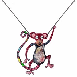 Брошь «Glam monkey» эмаль
