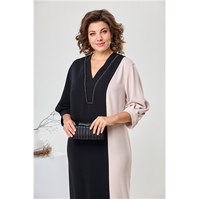 Romanovich Style 1-2436 черный/пудра, Платье