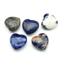 Сердце из содалита 25*25*12мм