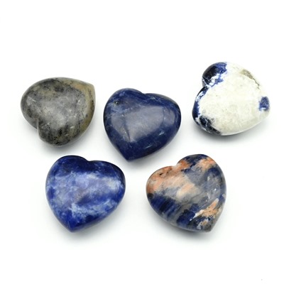 Сердце из содалита 25*25*12мм
