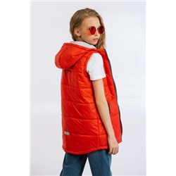 Жилет для девочки "Хэппи" красный