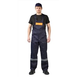 Костюм "ЛЕГИОН" куртка/полукомб. Т.СИНИЙ/ОРАНЖЕВЫЙ