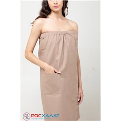 Женское вафельное парео на липучке В-09 (21)