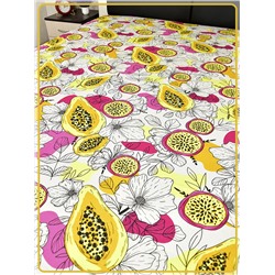 Простыня Ивановская бязь Папайя вид 9 б/з