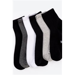 6 пар носков средней высоты в подарочной коробке Happyfox