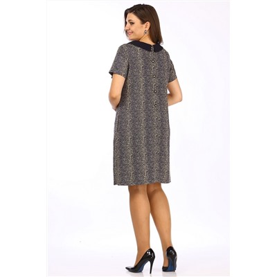 Lady Style Classic 1749/5 синий_беж, Платье