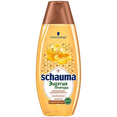 SCHAUMA Шампунь 400мл Драгоценный медовый эликсир