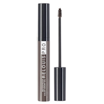 Гель для бровей водостойкий оттеночный RELOUIS PRO Waterproof Color Brow Gel