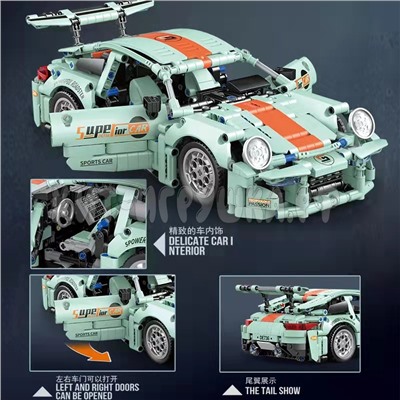 Конструктор Гоночный автомобиль 1198 дет. 33017, 33017