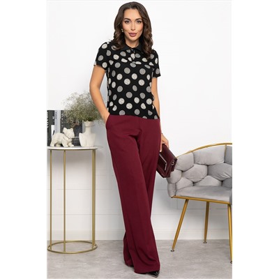 Поло Тренди (черное/круги) Б14092-10М