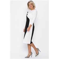 Платье Эванесса (черно-белое) П12747-35М