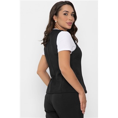 Жилет Мэнсфилд (черный) Б14085-13М