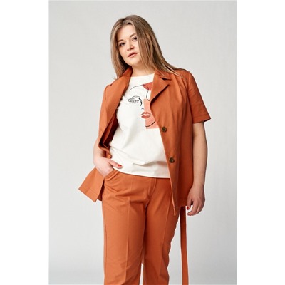 Almirastyle 163/1 терракот, Брюки,  Жакет