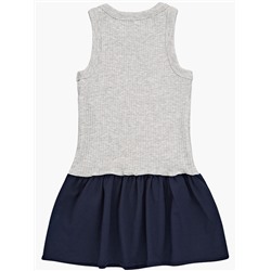 Платье 22-7184 серый/синий