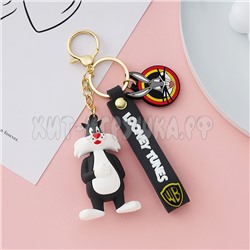 Брелок большой силиконовый с карабином Looney Tunes / Луни Тюнз / Багз Банни в ассортименте br_ltun, br_ltun