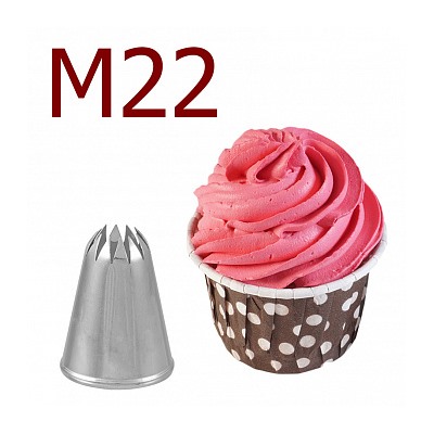 Насадка кондитерская M22
