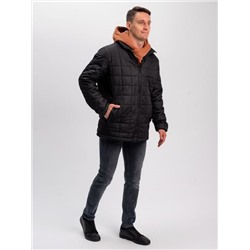 Куртка с воротником черный