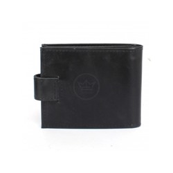 Портмоне мужское Croco-ПР-908 натуральная кожа 3 отд,  3 карм,  черный пулл-ап (254)  239377